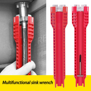 8 In 1 Multifunctional Sink Wrench Water Pipe Faucet Bathroom Installation Special Plumbing Water Heater Spanner Repair Tool