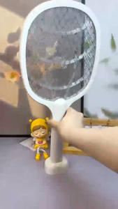 Vợt Muỗi Thông Minh 2in1 – Đèn LED Tím Bắt Muỗi Tự Động – Lưới 3 Lớp Siêu An Toàn – Sạc USB Type-C