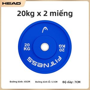 HEAD | Đĩa Tạ Bọc Cao Su 20kg