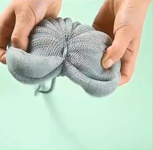Large Bubble Bath Sponge Ball Exfoliate Scrubber Cleaning Foaming Body Wash Cleaner Shower Mesh Spon