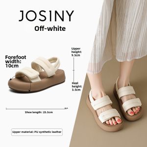 Josiny | Sandals For Women With Thick Soles Suitable For Beach And Skirt Matching