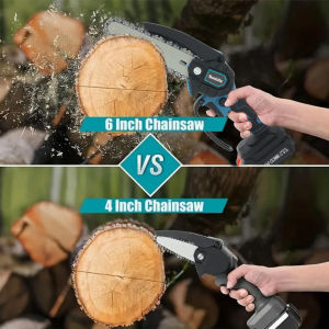Makita Cordless Electric Chainsaw 6 Inch 198v Pruning Chain Saw Wood Cutter One-Hand Saw Woodworking Power Tools