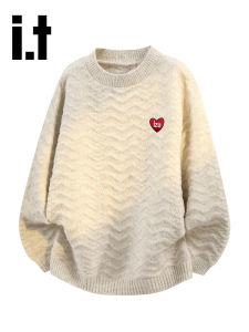 izzue | Relaxed Style Autumn Knitwear Couples Sweater