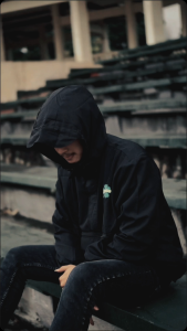 Jaket Casual Kerah Overshirt - Work Jaket Biru Muda