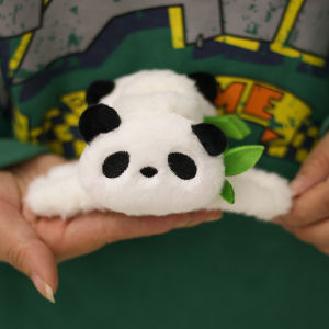 Cute Panda Plush Hair Clip for Women Adorable Hair Accessory in the Style of Chengdu Base Camp Shark Clip Sweet Style