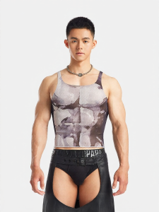 TOMATOPAPA | Mens Training Singlet Fitted Athletic Vest