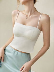 Padded Beautifying Camisole Bra Top White