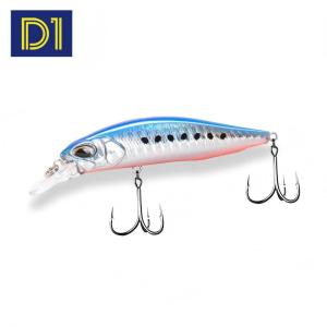 D1 Minnow Fishing Lure 65mm 5g Sinking Freshwater Jerkbait Artificial Hard Wobblers For Pike Bass Fishing Tackle DT5010