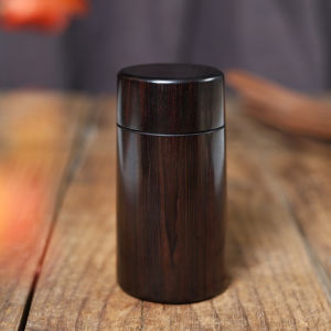 Large Whole Wood Storage Tea Caddy