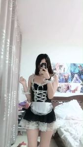 ชุดแม่บ้าน SATISFA Clothes 🍪🍪 พร้อมส่ง 🍪🍪 สวมบทบาทชุดแม่บ้าน เซ็กซี่ สวมผ้าผลการ กระเป๋าชุดแม่บ้าน หนึ่งในชุด H9039