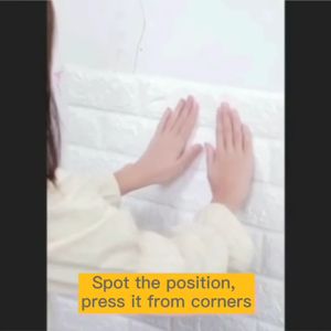 3D Wallpaper Waterproof Adhesive PVC Foam Wall Sticker Ceiling Wallpaper Home