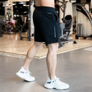 Mens Fitness Running Shorts Quick Dry Breathable Comfortable Training Sportswear Summer New Arrival Nylon mid Waist Straight Leg