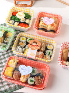 Sushi to-Go Box Special Disposable Spring Outing Picnic Box Bento Tableware Set Fruit Fishing Autumn Rice Commercial Internet Celebrity