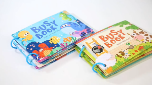 Parent-child interactive busy books educational quiet books and DIY tear-and-paste early learning jigsaw puzzles for children aged 0-6