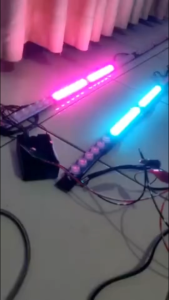 12-24Volt Lampu Rotator 8 Chanel Atas Kepala Mobil Truck Bus & Mobil Pick Up Panjang 120Cm Anti Air Super Bright Universal