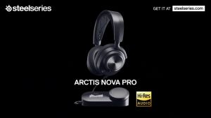 SteelSeries Arctis Nova Pro Wired High-Fidelity Gaming Audio with Multi-System Connect หูฟังเกมมิ่ง