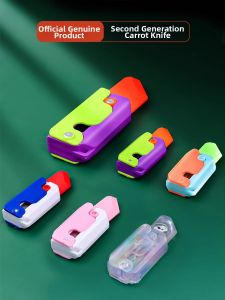 Glow-in-the-Dark 3D Printed Anti-Gravity Jumping Carrot Toy Knife