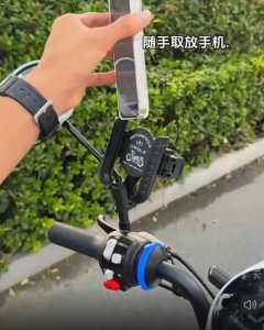 Holder Hp Motor Spion Vango VA-08 Phone Holder Sepeda Motor Holder Hp Spion