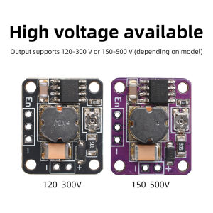 DC 3.6-20V Boost Converter Module 3.6-20V to 120-500V High Voltage Power Supply for DIY Projects Mini Size Efficient Circuit