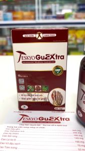 Jeskyo GuExtra Viên uống hỗ trợ điều trị Gout hỗ trợ đào thải acid uric Hộp 1 chai 60 viên