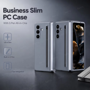 With S Pen Stylus Case For Smasung Galaxy Z Fold 8 Ultra 7 6 5 4 3 Pen Slot Shockproof Hard PC Protection Cover For Fold8 Ultra