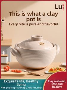DROOLU | Heat-Resistant Durable Sand Pot for Stewing Soup and Cooking