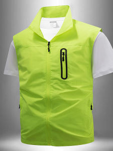 CHAFEI | Quick Dry Thin Windproof Vest Multiple Pockets Custom Text