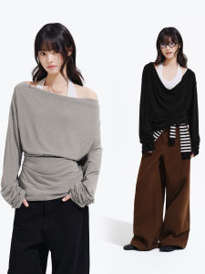 PSO Brand | Adjustable Waist V-Neck Long Sleeve Blouse and Tank Top Set