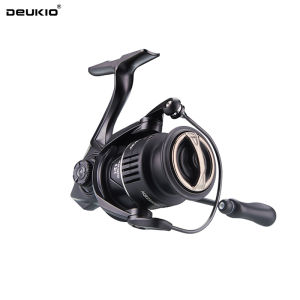 Black Lightweight Spinning Fishing Reel 6+1Ball 8kg Drag Carbon Fiber Body Anti Seawater for Saltwater Freshwater Fishing Coil
