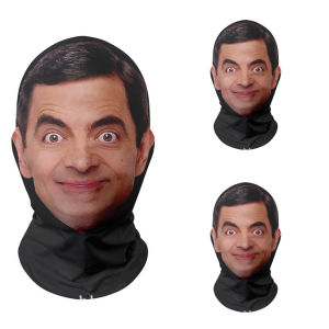 1/2/3/4/5PCS 3D Printed Cosplay Funny Face Mask Elastic Mesh for Men Women Cosplay Role Play Headdress Halloween Masks