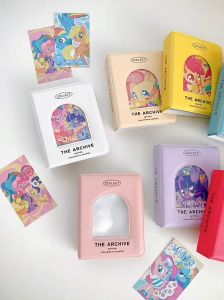 อัลบั้มรูปอัลบั้มขนาดเล็ก 3 นิ้ว แพ็คการ์ด สมุดเก็บการ์ด