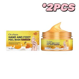 Niacinamide Exfoliating Hand & Foot Mask Peel Off Rough Skin Repair Dry Crack Heel Elbow Hydrating Softening