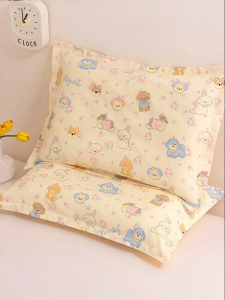 Kiss Dear | Cotton Pillow for Children Over 6 Sleep Aid Cervical Protection