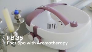 Bồn ngâm chân Massage Beurer FB 35 foot spa với liệu pháp hương thơm công suất 140W 3 chức năng hoạt động và 3 phụ kiện chăm sóc bàn chân