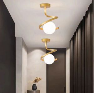 Retail And Wholesale Aisle Corridor Light Simple Modern Creative Balcony Entry Foyer Porch Cloakroom Glass Ceiling Lamp