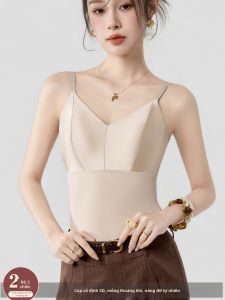 ZISU | Áo Vest Bóng Satin Cho Nữ Mặc Trong & Ngoài