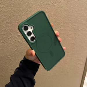 เคสโทรศัพท์แม่เหล็กป้องกันกระแทก ป้องกันลายนิ้วมือสำหรับ Samsung Galaxy S25 S24 Ultra A56 A55 5G FE