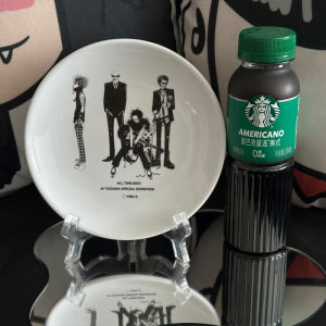 NANA Cartoon Manga Plate Dish Rock Band Print Festival Greeting Handwritten Card Chinese Style Ceramic Dinnerware Gift