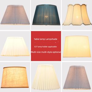 Large Size Bedside Lampshade Shell Cover Fabric Floor Lampshade Eye Protection Bedroom Lighting Accessories Carter·Light