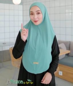 Kerudung Non Pet Ropel Husna Jilbab Sakinah Bergo Hijab Instan Dewasa Kekinian Terbaru Jersey Zara Premium