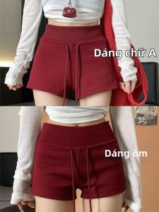 LANMENGYA | Vintage High-Waist Slim A-Line Sporty Hot Girl Shorts