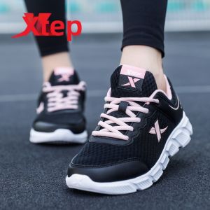 XTEP | Giày Nữ Đế Mềm Thông Khí Chất Liệu Mesh Nhẹ