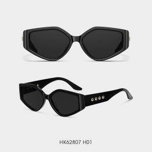 HELEN KELLER | Fashionable Geometric Frame Sun Protection Sunglasses