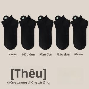 MiiOW | Tất thể thao mỏng mùa hè thấm hút mồ hôi thoáng khí không xương bằng cotton kháng khuẩn đa năng cho nữ Tất ngắn MiiOW Cat Person