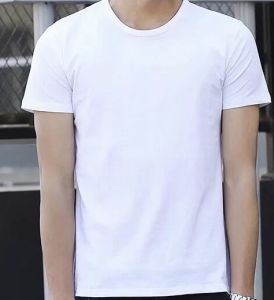 Large Size Casual Mens T-shirt Short Sleeve Cotton Business Gentleman Style with Multiple Pockets for Summer Cool Feeling