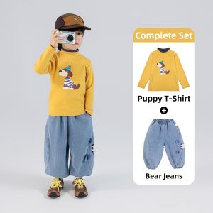LANWEILIYANG | Autumn Boys Long Pants With Elastic Cuffs