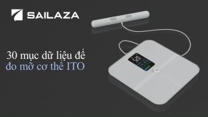 Cân Điện Tử Thông Minh 8 điện cực Cân Sức Khỏe Cao Cấp Chính Hãng Sailaza SA-2312 đo 30 dữ liệu sức khỏe