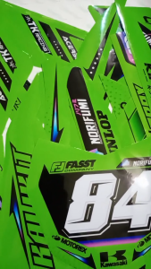 DECAL KLX GORDON FULL BODY / STIKER KLX GORDON / STIKER GORDON / DECAL GORDON 3