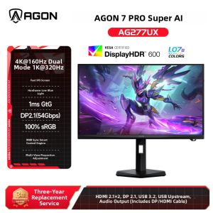 AOC | Gaming Monitor 27 Inch 4K 160Hz Dual Mode 1K 320Hz Refresh Rate Monitor for PC Gaming and Professional Work