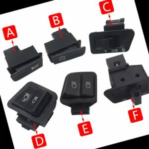Đèn Pha Xe Máy Đa Năng Còi Nút Xi Nhan Công Tắc Đèn Pha/cos Đèn Chiếu Xa/gần Cho Xe Tay Ga ATV Xe Máy - Linh Kiện Nhựa